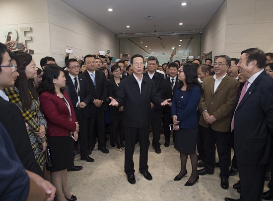 張高麗:爭當“一帶一路”建設(shè)的排頭兵和主力軍